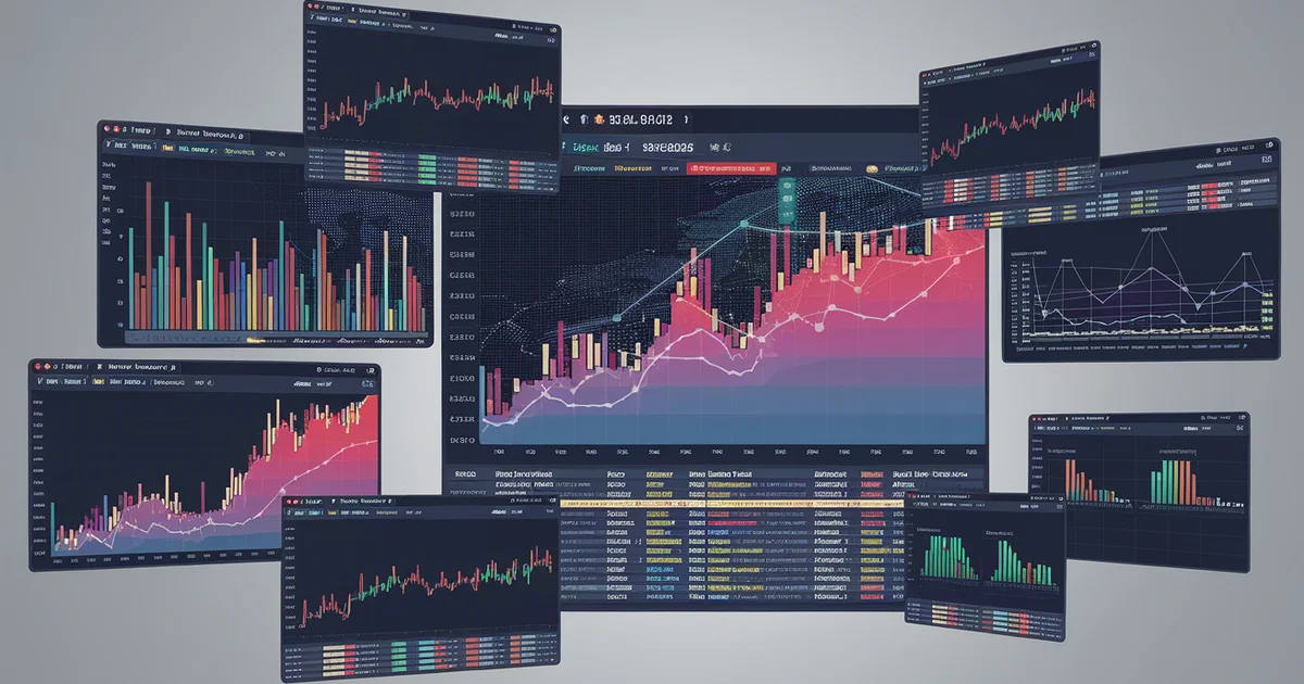 Data charts and graphs being distributed across stock photo platforms for backlinks