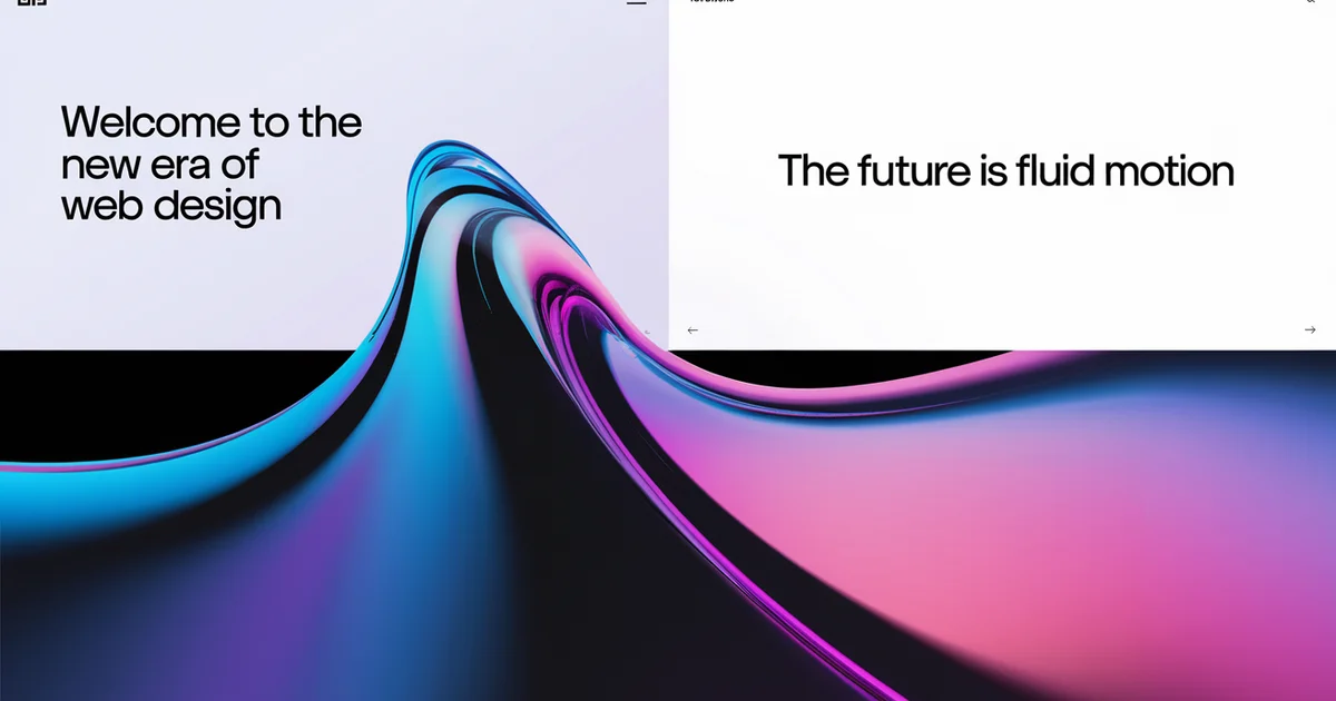 Before and after comparison of a static site with smooth page transitions